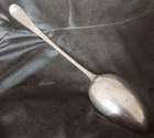 1782 English Sterling Silver 11-1 2  Stuffing serving Spoon George Smith London