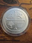 2019 5 Oz San Antonio Missions Atb - Silver Coin  999 Fine Silver