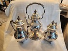 Vintage Silverplate Spirit Kettle   Serving Set     5 Pieces  sheets-r-s Co  