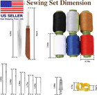 Big Eye Steel Sewing Needles Kit 37pcs Sewing Tool Set-steel Needles thread Ripp