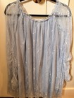 Free People Vintage Blue Sheer Dress  Regular Size Xs