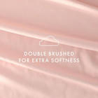 Luxury Ultra Soft 6 Piece Solid Blush Microfiber Full Sheet Set Free Shipping Ne