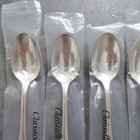 Christofle Perles Brand New 6pcs Silverplate Flatware Coffee Spoon