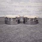 Used Vintage Rogers Timbales W wood Hoops - Very Good