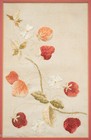 Beautiful Vintage Chinese Silk Embroidery Strawberries On Vine  Lovely   Fine