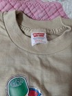 Vintage Go For The Gusto Glitter Graphic Tee 12in Bust- Will Stretch