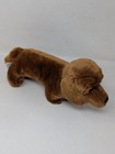 Russ Berrie Yomiko Classics Dachshund Dog Brown Plush Stuffed Wiener Puppy New