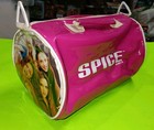 Vintage Spice Girls Hot Pink Vinyl Duffle Sports Tote Bag Purse 1990s Y2k Rare  