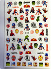 Set Of 3d Nail Decals Character Avengers Superhero s Themed Nail Art Stickers
