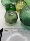 Glass Fishing Float Buoy Ball Vintage Japanese Set 7 Different Sizes Japan