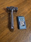 Vintage Gillette Gem Razor Flip Top Safety Razor