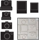 Maya Road Say Cheese Mini Chipboard Set Scrapbooking 18 Pieces 6 Designs