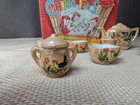 Vintage Child   s Lusterware China Tea Set Original Box - Missing 2 Saucers