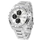Seiko Selection Sbtr039 Silver Dial Chronograph Stainless Steel Quartz Men Watch