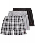 Polo Ralph Lauren Classic Fit Woven Boxers 3 Pack Cotton - Free Shipping