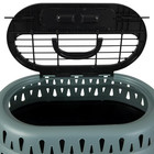 Petmate Top Load Pet Carrier Cat Kennel  19  Length  For Pets Up To 10 Lb  Green