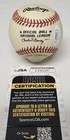 Enos Slaughter Signed Rawlings Official National League Baseball Jsa Coa Yankees