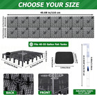 Undergravel Aquarium Filter For 40-55 Gallon Tanks  16 Pcs 5 7   X 5 7   Plates 