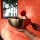 Yoga Singing Bowl Leather Stick Felt Hammer Hammered Chakra Meditation Tibetan