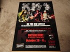 Kiss Alive  At Cobo Hall    one Night Only    Movie Theater Poster Rare Promo