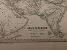 C  1865 Historic Map - Orbis Terrarum  Lybia  Arabia  Persepolis - 15 x18  Rare