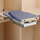 180       Rotation Retractable Ironing Board Closet Gray Folding Pull-out Stow Away 