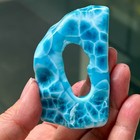 82 2g Block Natural Larimar Raw Quartz Crystal Polishing Mineral Specimen Gem