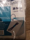 Expandable Floss Organizing System Bag-it 36 Bag Pack 3 5  X 5  With 1  Ring By