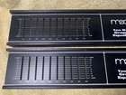  2   Moog Ten Band Graphic Equalizer  Face Panel Plates    Lot Of 2