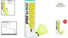 High-quality Yellow Badminton Shuttlecocks For Consistent Performance - 6 Pieces