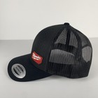 Milwaukee Gridiron Trucker Hat Cap Black Adjustable Lightweight Breathable New