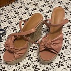 Asos Blush Pink Wedge Espadrille Sandals