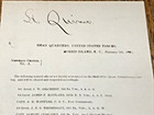 Civil War Orders Morris Island S c  Jan  1865 Signed J w  Gilchrist 52d Pa vols 