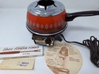 Nib Vintage Oster 681 Flame Electric Fondue Set - Great Unused Condition