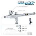 3 Tip Master G266 Dual-action Airbrush Pro Set Kit Hobby Auto Paint Nail Tattoo