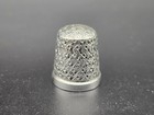 Antique Art Deco Sterling Silver Thimble uk chester h c s 1911