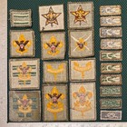 22 Vtg Bsa Boy Scouts Of America Position   Rank Uniform Patches Badges 1960-70