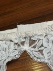 Vtg 70s 80s Victorias Secret Gold Label Nylon Lace Garter Belt Pink Ivory Size S