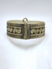 Rare Antique Moroccan Berber Silver Cuff Bracelet Handcrafted Tuareg Design