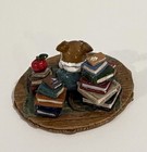 Wee Forest Folk  M-353a The Bookworm  wp  Limited Edition Production