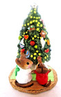Wee Forest Folk Figurine Mice Children Under The Christmas Tree M-123 Mint   Box