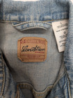 Youth Levi Strauss Denim Trucker Jacket Size Large Light Wash