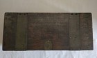 Antique Wwi Ammo Box For Us M1909 Benet-mercie Lmg Wood With Brass Hardware