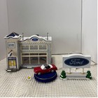 Department 56 Original Snow Village Uptown Motors Ford Dealership Tested Working