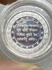 5 Gram  999 Silver Coin India Ganesha Ohm Hinduism Wedding Blessing Gift