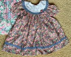 Vintage Little Precious Girls Dress Size 24 Month Floral 90   s Lot Of 2 Ss Lace