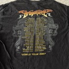Vintage Dragonforce T-shirt 2007 World Tour Band Tee Mens Size Xl