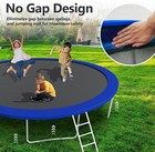 Upgraded 8ft 10ft 12ft 14ft Trampoline  Outdoor Trampoline With Basketball 