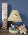 Jungle Safari Baby Zoo Nursery Table Lamp Giraffe Shade Animal Base Wall Sticker