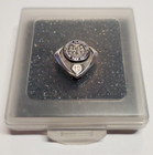 10 Year Sterling Silver Grand View Hospital Blue Enamel Service To Humanity Pin